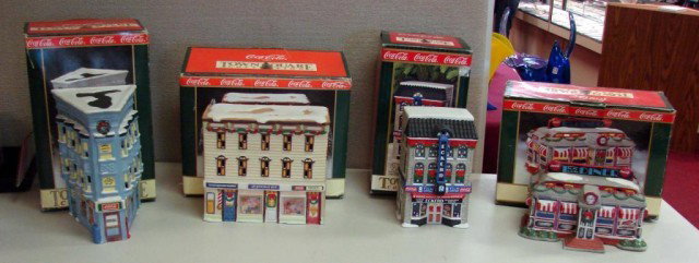 4 Coca Cola Townsquare buildings incl. Tick Tock: 4 Coca Cola Townsquare buildings including the Tick Tock diner, Eckerd Drugstone, Penderblock building.