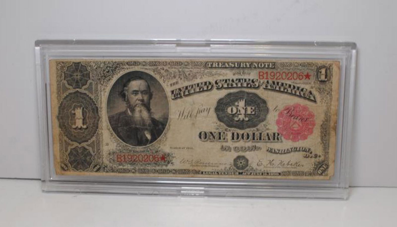 1891 Treasury $1.00 Note F+ (1 of 2)