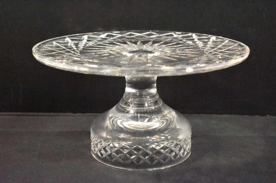 Waterford Cut Crystal Footed Cake Plate (1 of 4)