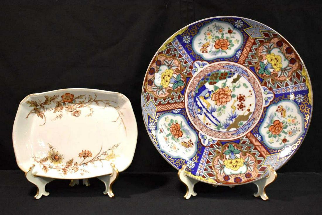 Two Pieces of Porcelain Imari/Ridgways (1 of 5)