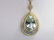 149A: 14k 2tone aquamarine & diamond necklace 44ct - 4