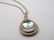 149A: 14k 2tone aquamarine & diamond necklace 44ct - 5