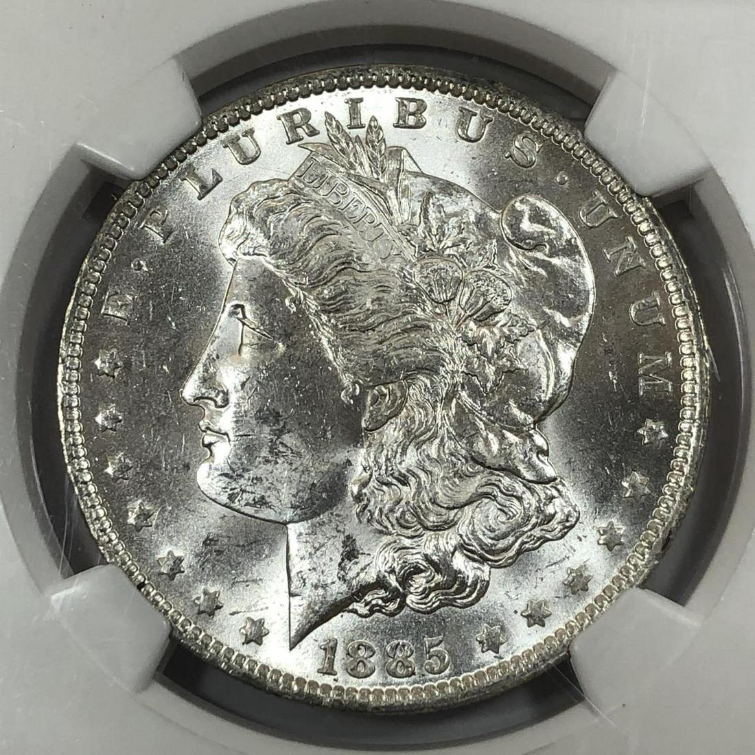 1885-O Morgan Silver $1 Dollar NGC MS63 (1 of 3)