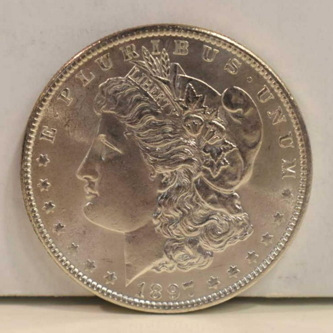 1897 Morgan Silver Dollar BU63 (1 of 2)