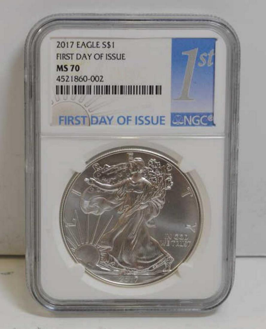 2017 Silver American Eagle NGC MS70 (1 of 3)