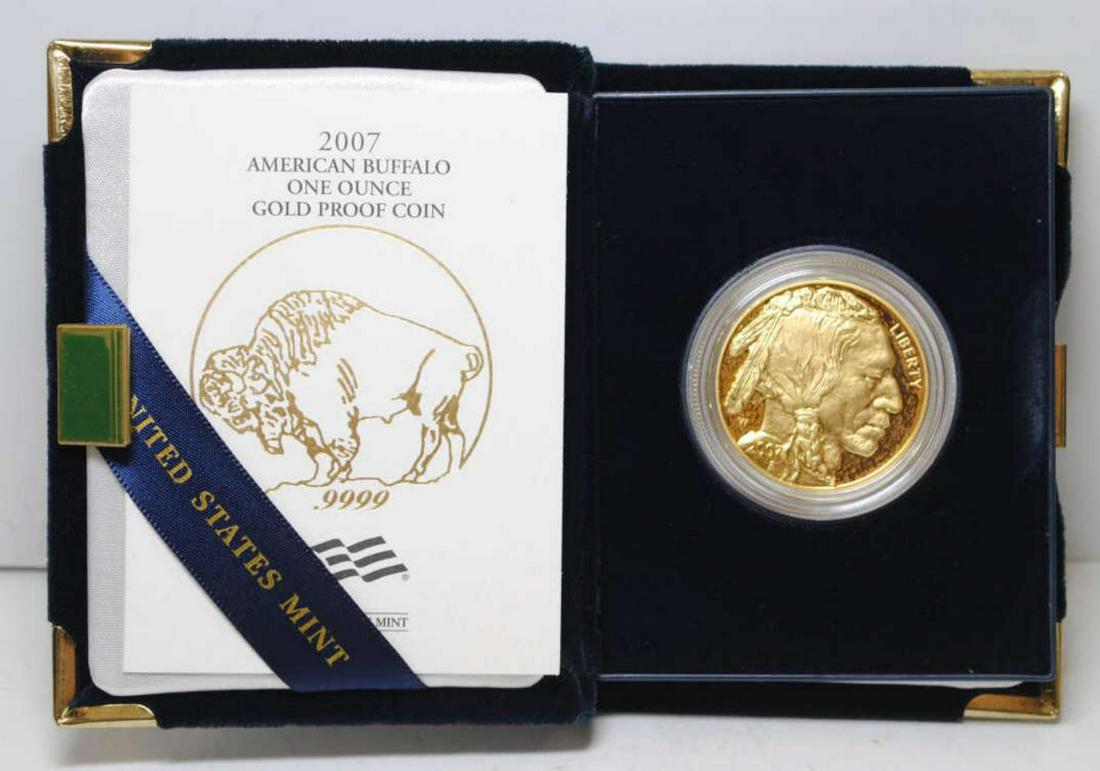 2007 $50.00 Gold Buffalo Proof w/ Box & Papers (1 of 3)