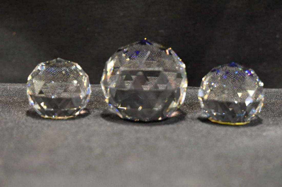 Group Of Swarovski Crystal Paperweights (1 of 4)