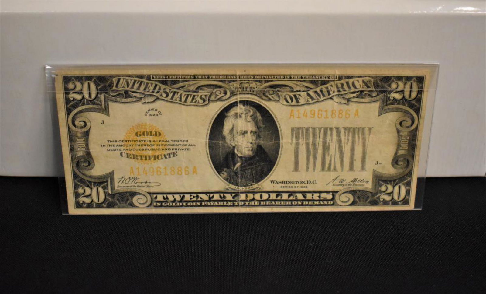 1928 $20.00 Gold Certificate (1 of 2)