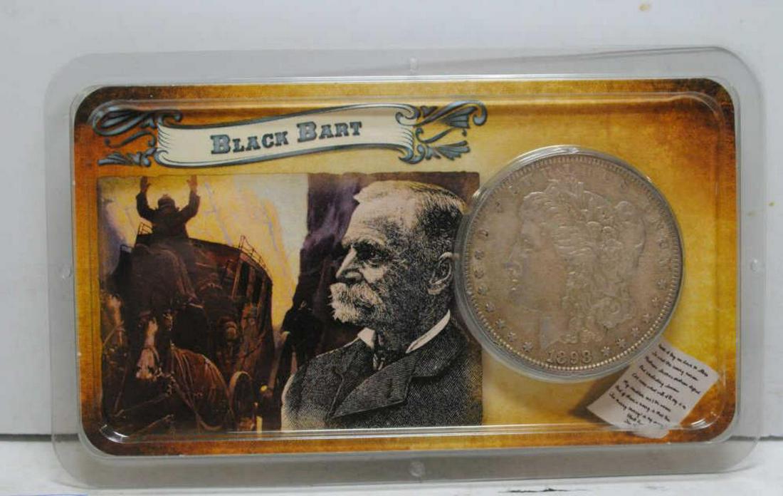 1898 Morgan Silver Dollar "Black Bart" (1 of 2)