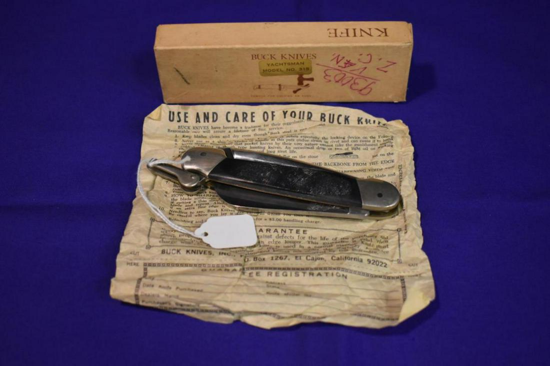 Buck 315 Yachtsman Marlinspike Knife Marline Spike: Buck 315 Yachtsman Marlinspike Knife Marline Spike, Box and papers