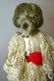 95: Antique German Doll Bisque Head w/wardrobe c1910 - 4