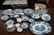 185: 53 pcs. Royal Staffordshire Tonquin China Blue