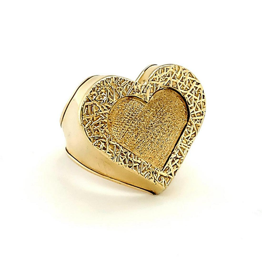 14kt yellow gold heart ring (1 of 8)