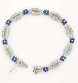 4 Prong Round Tennis Bracelet - Platinum, 7.00 Ct (12468) 4 Prong Round Tennis Bracelet - Platinum, 7.00 Ct (12468)