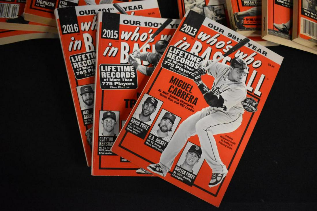 28 Editions of Who's Who in Baseball (1 of 5)