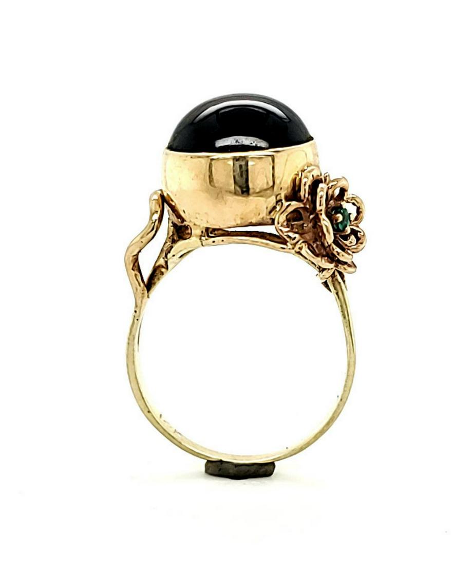 14kt yellow gold garnet ring (1 of 6)