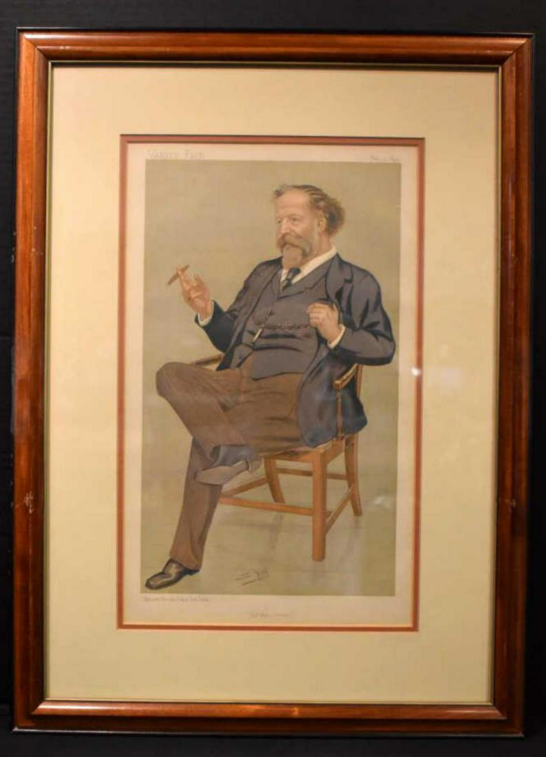 Collection of Framed Under Glass Vanity Fair Litho (1 of 5)