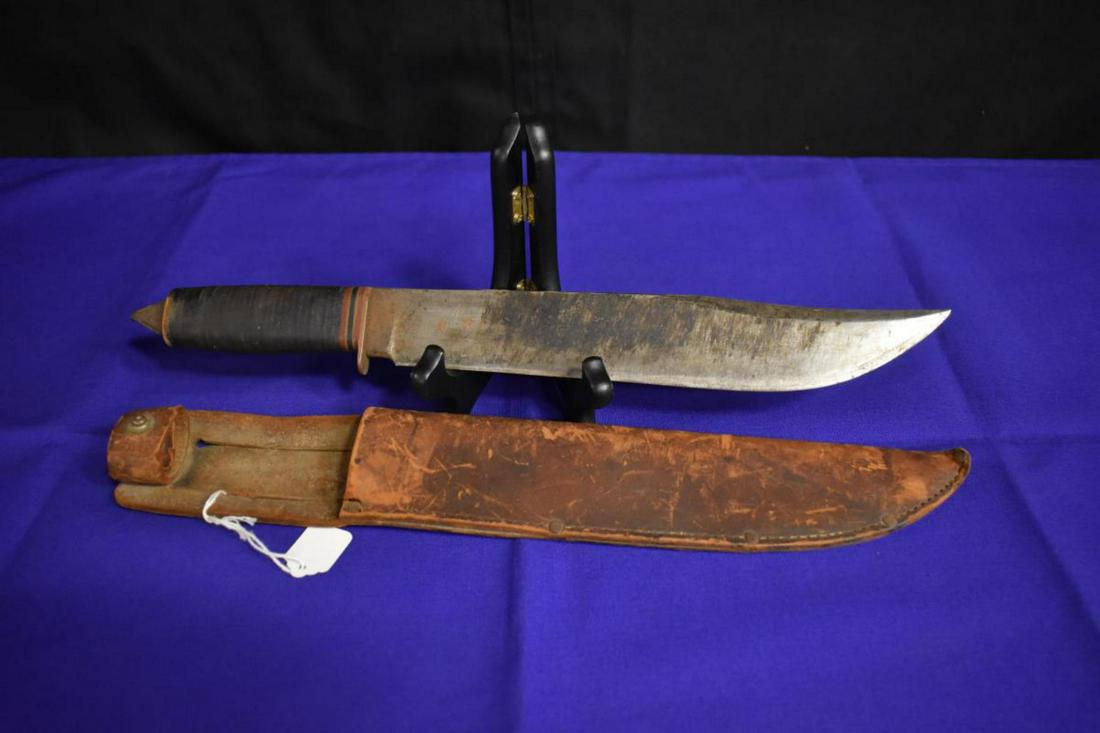 Vintage Marbles Knife In Marbles Leather Sheath (1 of 8)