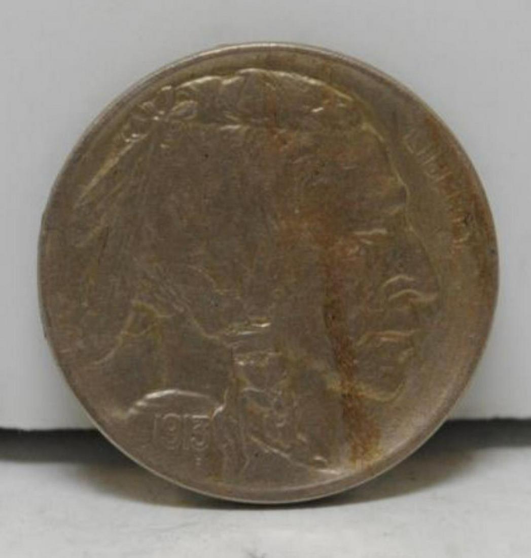 1913-S Type I Buffalo Nickel AU (1 of 2)