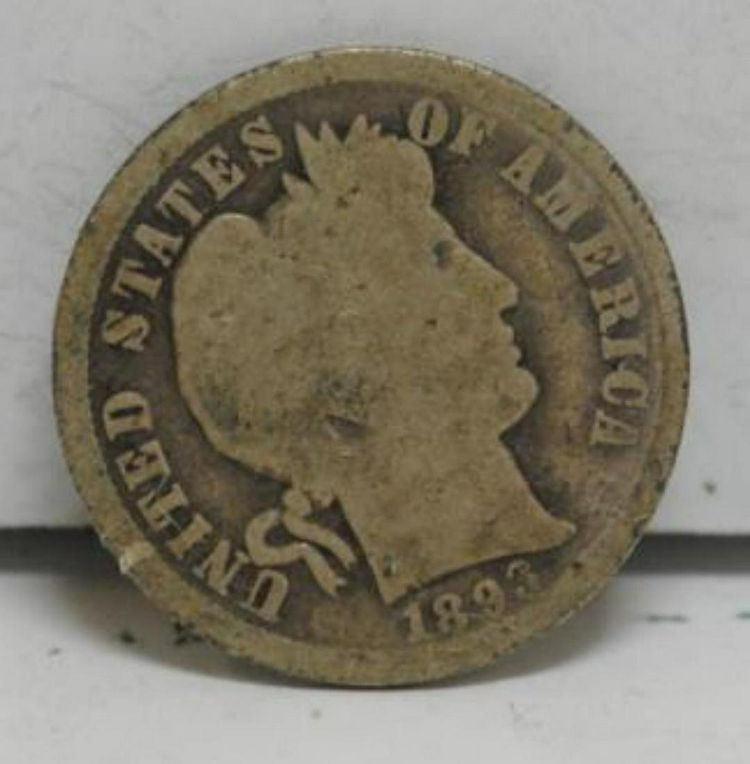 1893-O Barber Dime VG (1 of 2)