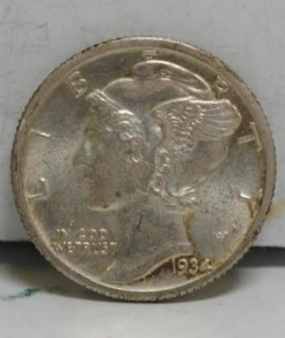 1934 Mercury Dime MS63 FB (1 of 2)