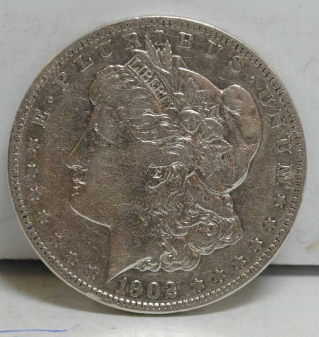 1902 Morgan Silver Dollar VF (1 of 2)