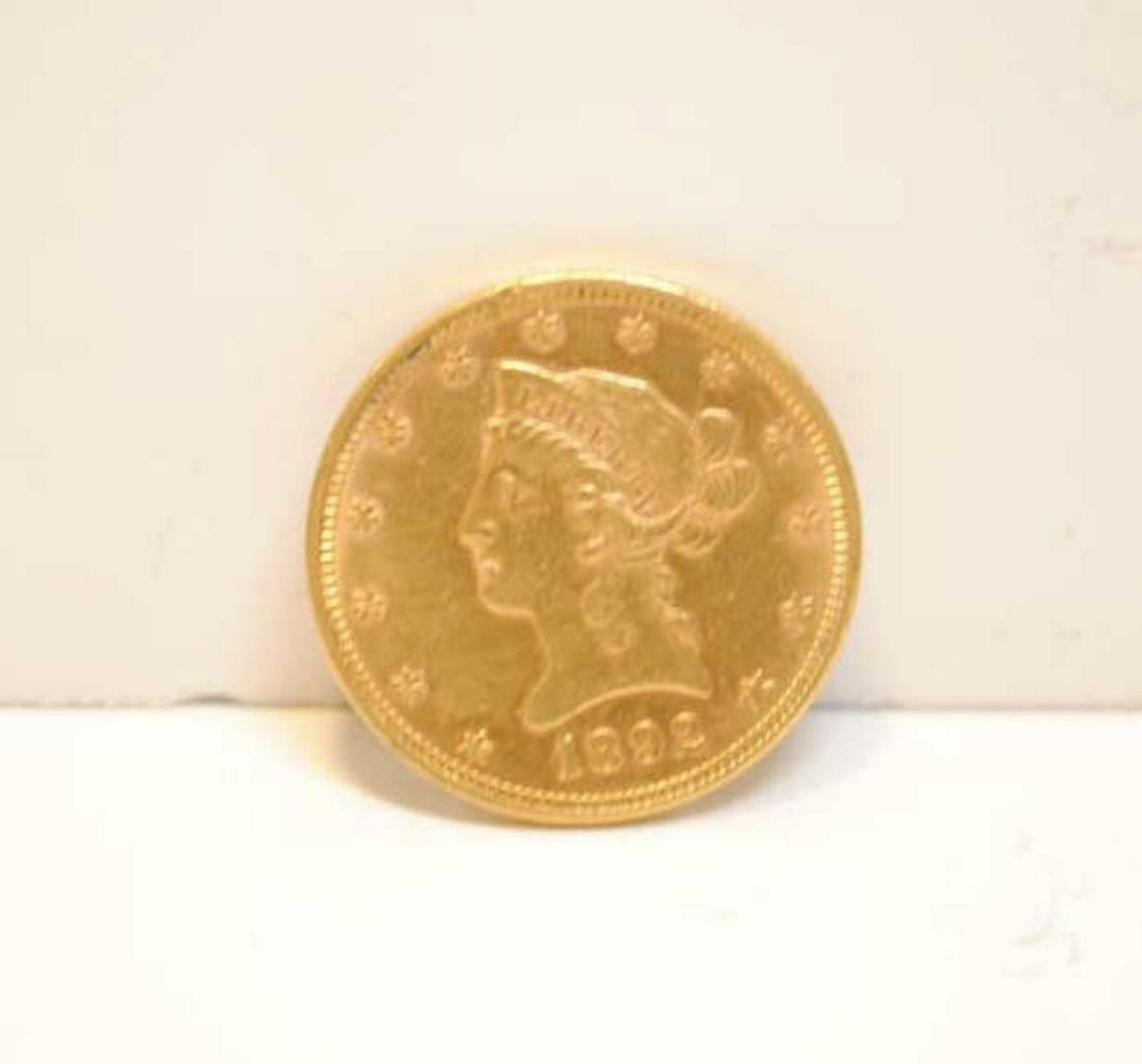 1892 $10 Liberty Gold Eagle XF (1 of 2)