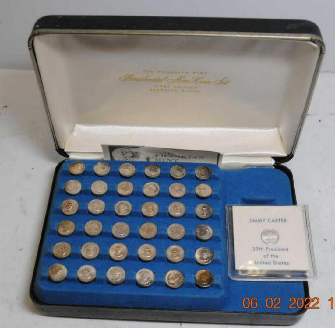 Franklin Mint Mini Coin Set: Franklin Mint Mini Coin Set. Includes Jimmy Carter