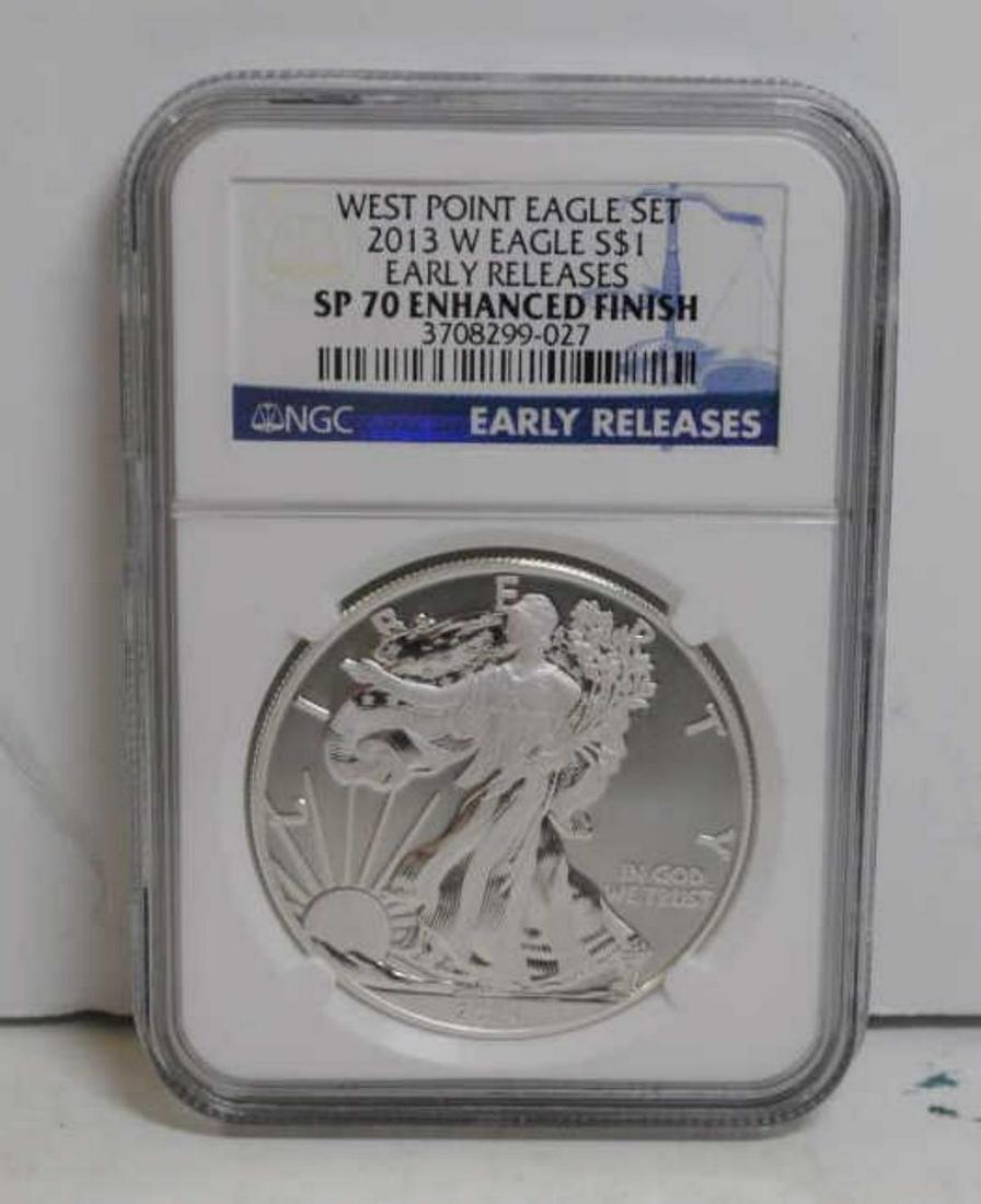 2013-W Silver American Eagle SP70 Enhanced Finish (1 of 3)