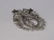 28: Platinum diamond & sapphire brooch - 3