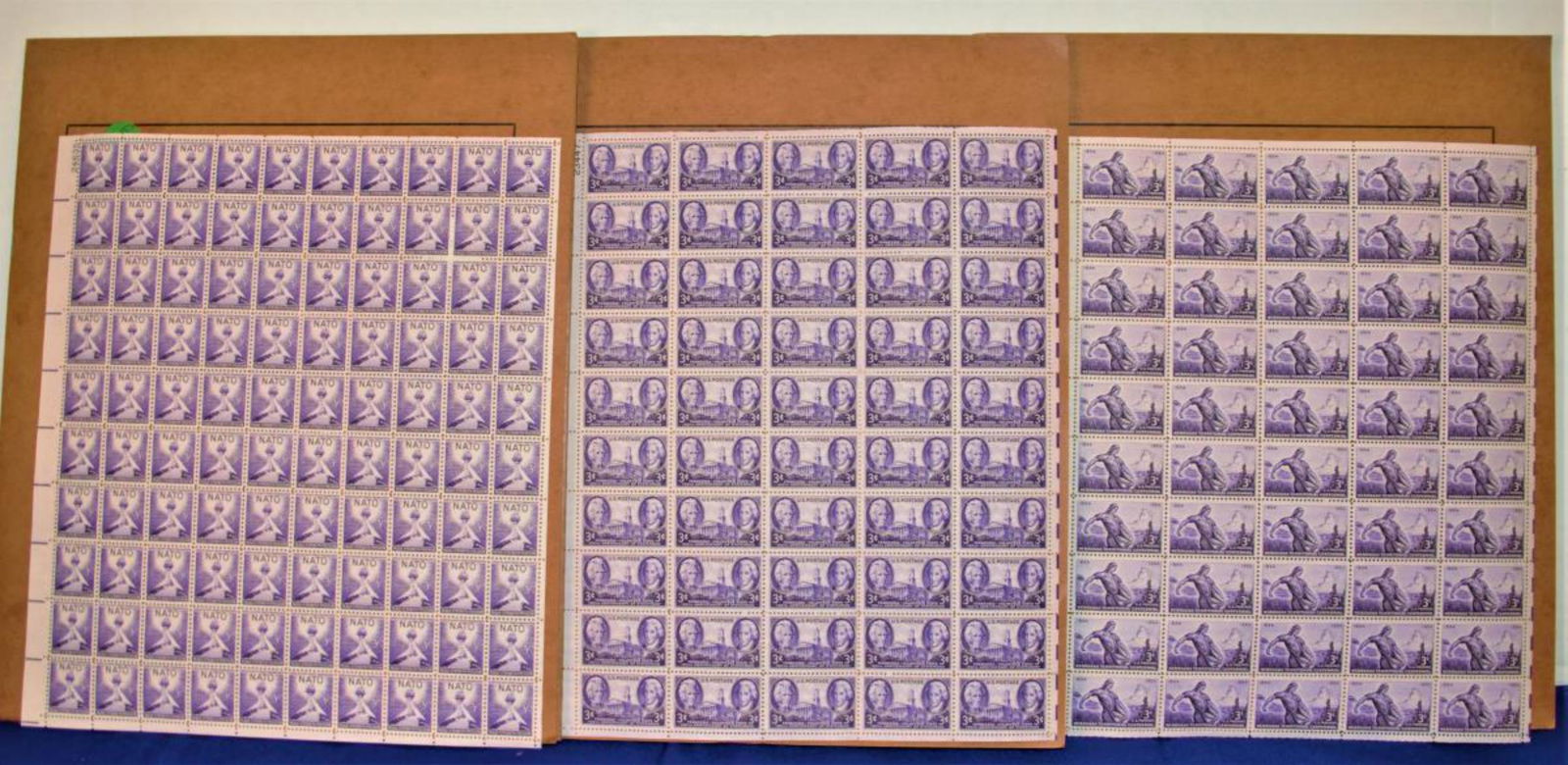 Group Of U.S. Stamps In Sheets (1 of 5)