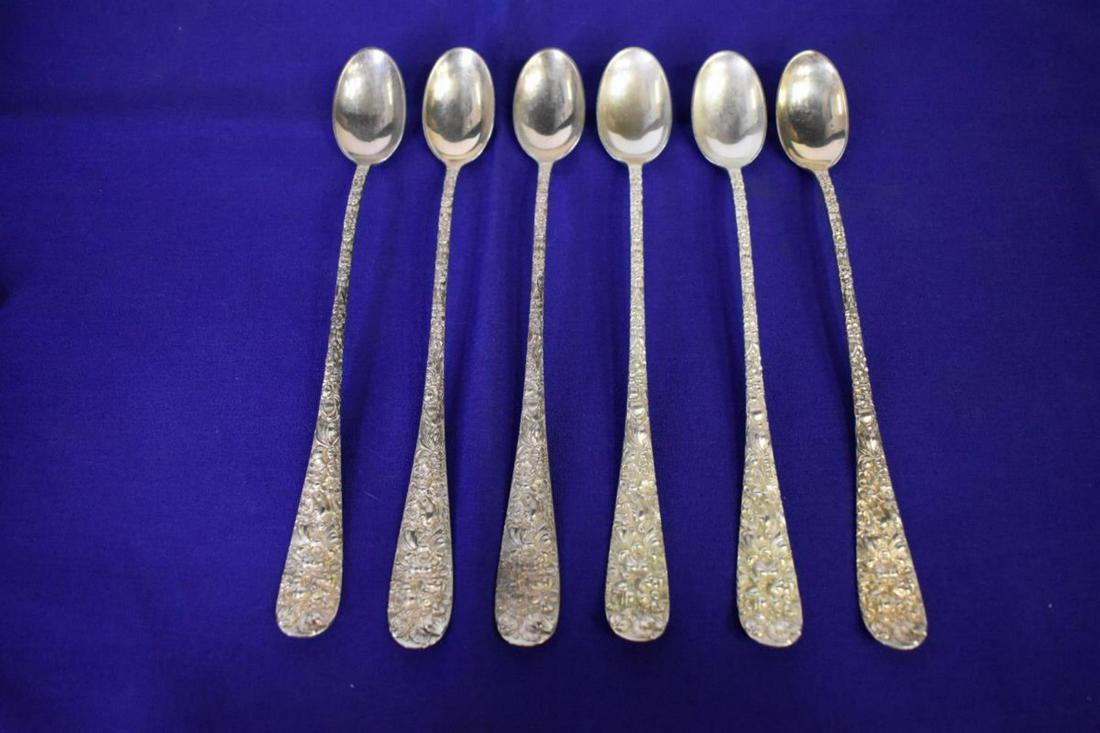 Set of 6 Stieff Rose Iced Tea Spoon's (1 of 3)