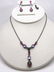 6: Swarovski crystal necklace & earrings
