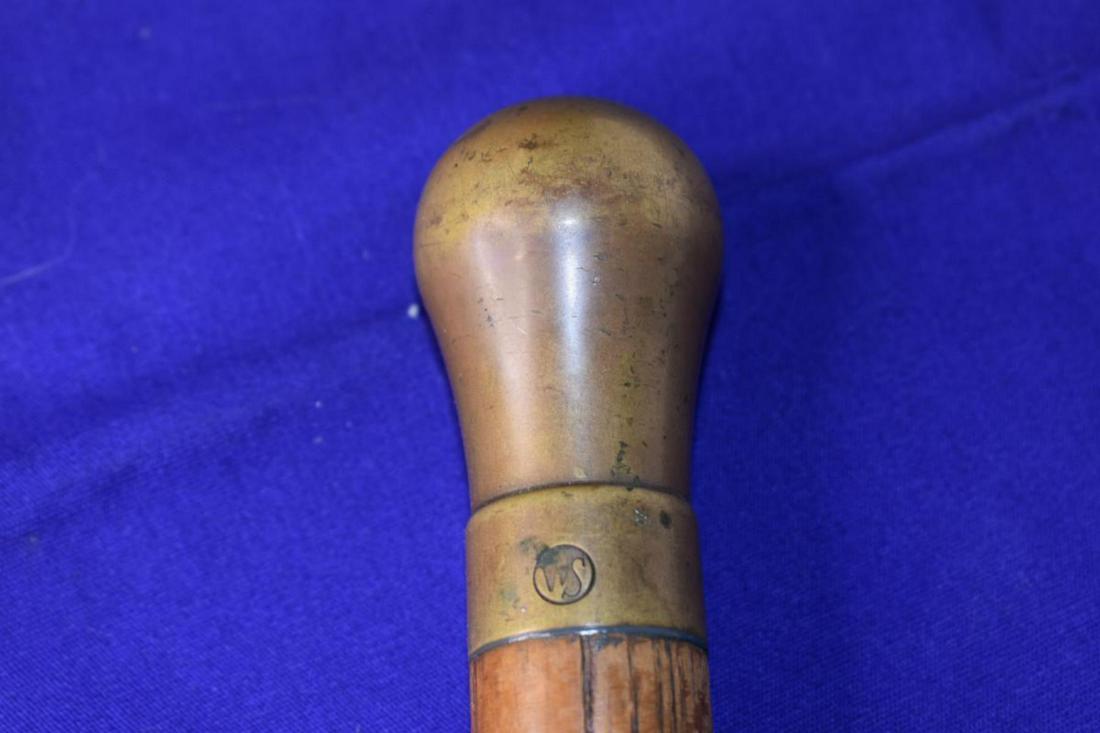 Vintage "Bell Ringer" Heavy Solid Brass Knob Cane (1 of 4)