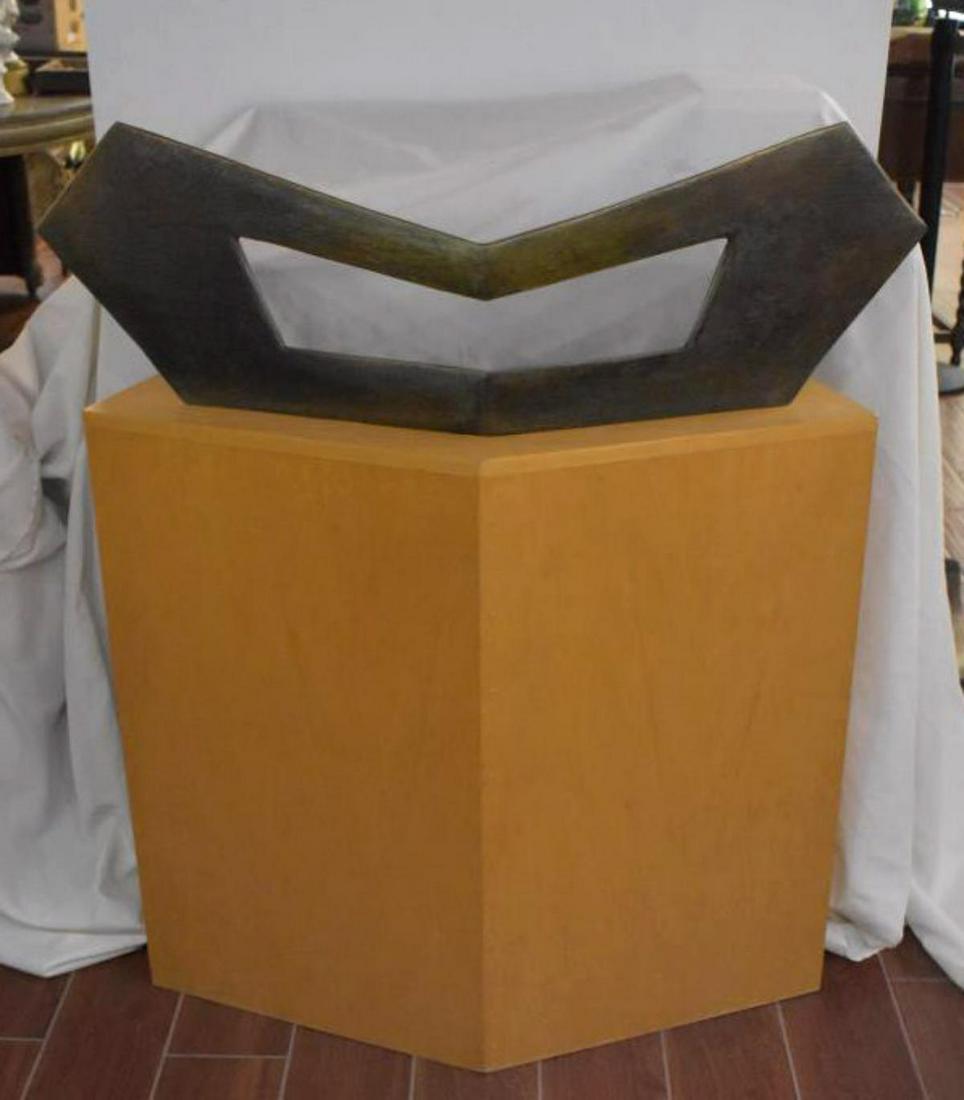 Neil Goodman Abstract Bronze & Stand (1 of 6)