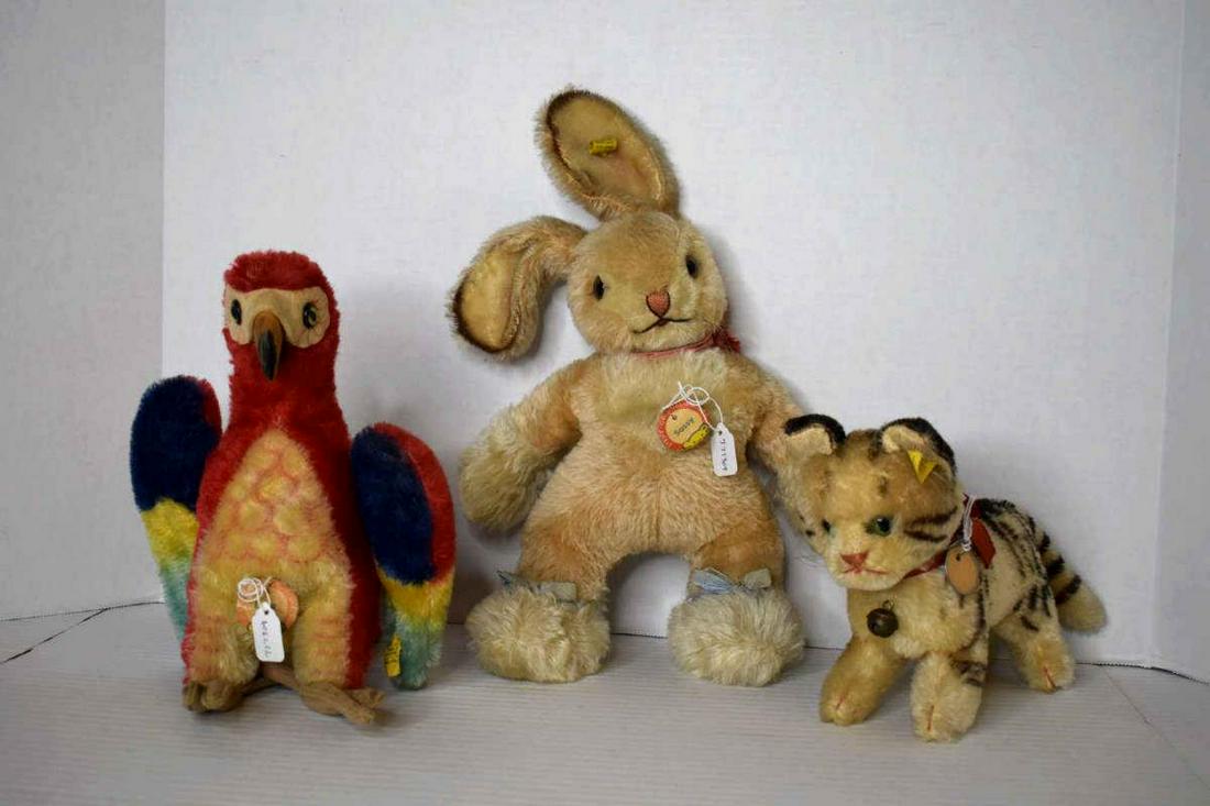 Three Steiff Stuffed Animals (1 of 4)