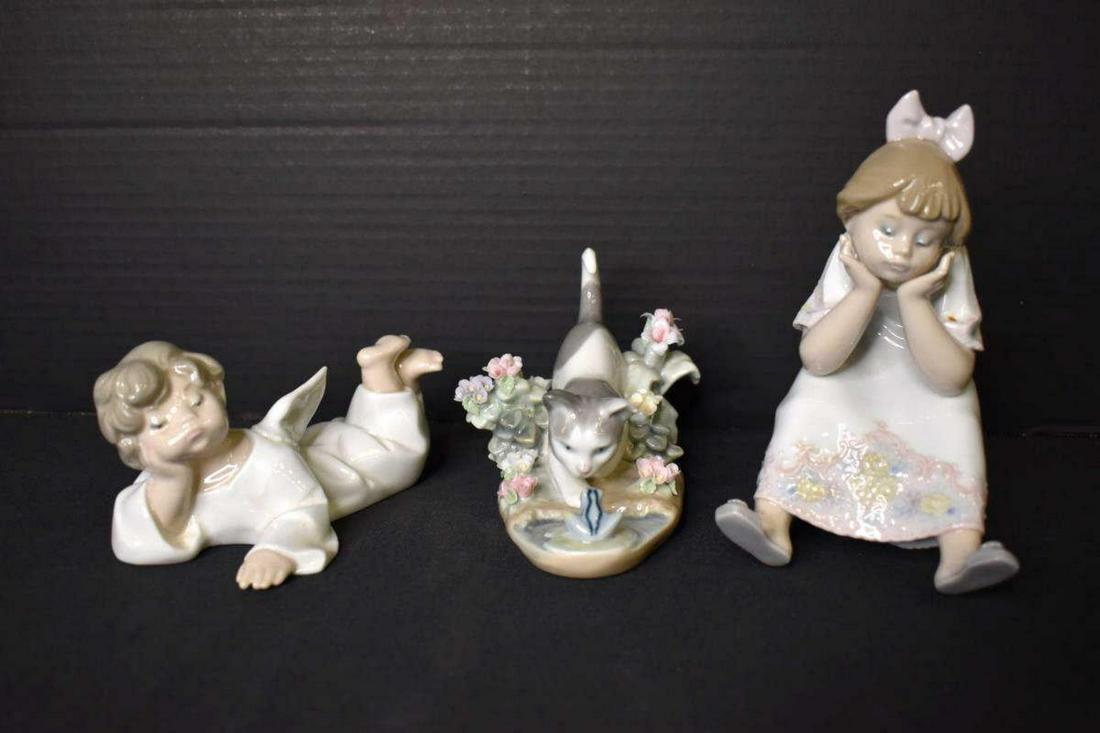 Trio Of Lladro Figurines (1 of 4)