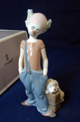 Lladro Clown "Destination Big Top" #6245: Lladro Clown "Destination Big Top" #6245, issued 1996, sold out special event limited edition; no chips or cracks, with original box and packing.