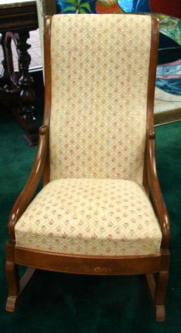antique nursing rocking chair