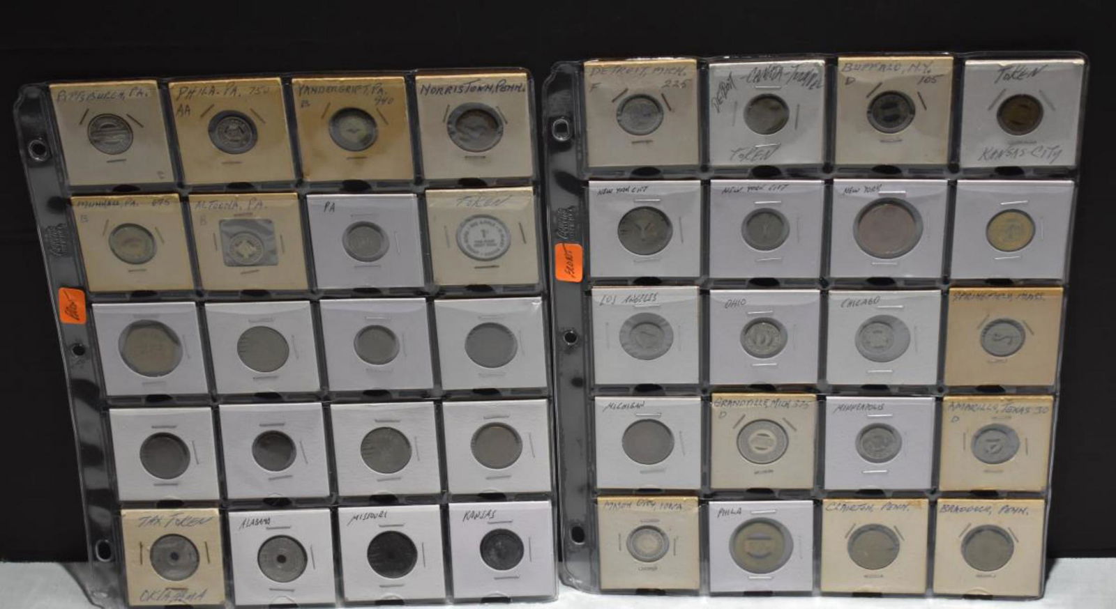 Group Of Various Tokens (1 of 6)