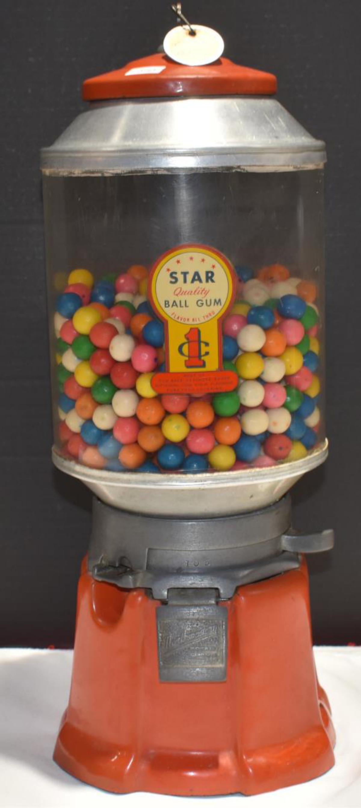Northwestern Star Ball Gum Machine (1 of 6)