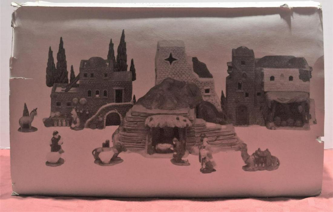 Heritage Village Collection Little Town Bethlehem: Heritage Village Collection Little Town of Bethlehem12 piece set with hand painted porcelain.