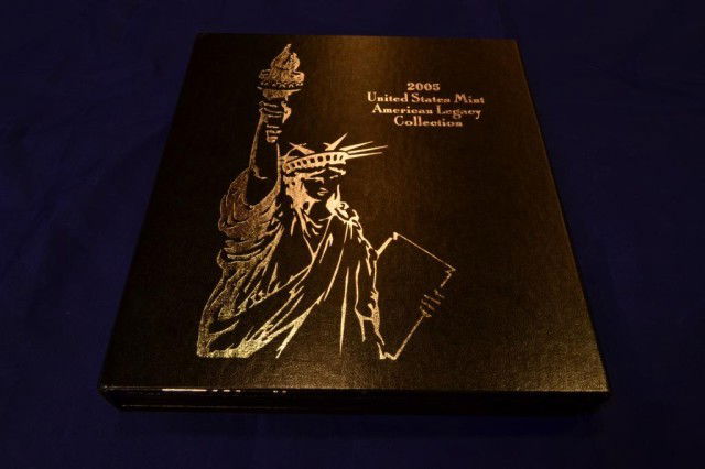 2005 U.S. American Legacy Collection: 2005 U.S. American Legacy Collection Chief Justice John Marshall Silver Dollar Marine Corps 230th Anniversary Silver Dollar-Honor, Carnage, Commitment 2005 Proof Set