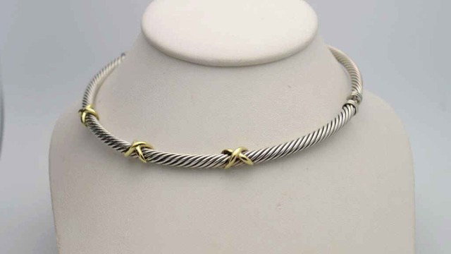 Sterling cable necklace by David Yurman - 2