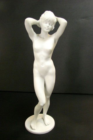 Kaiser Porcelain - Nude Girl Standing 12.5" tall: Kaiser Porcelain - Nude Girl Standing 12.5" tall. no chips or cracks.