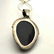 295: Sajen sterling obsidian goddess pendant - 3