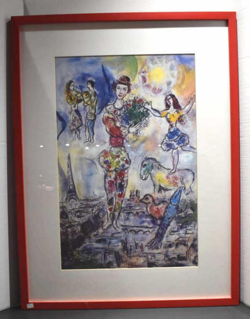Marc Chagall On the Roof of Paris Print (1 of 3)