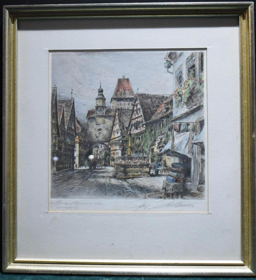 Etching By Paul Geissler (1 of 6)