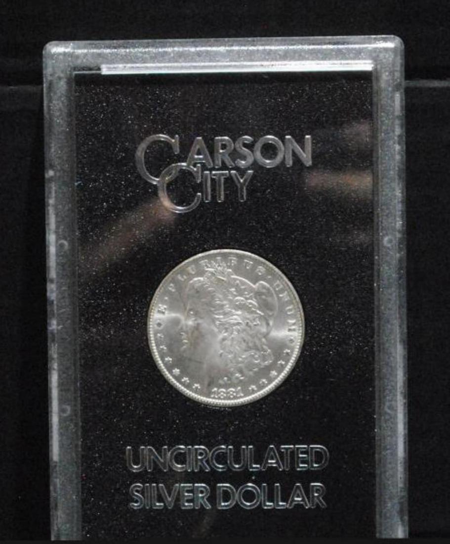 1881-CC Morgan Silver Dollar BU in a GSA Holder (1 of 3)