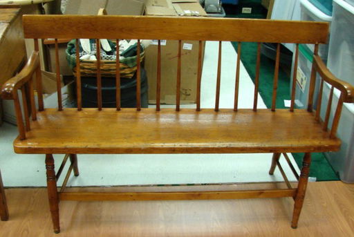149a Antique Pine Deacon S Bench C1850 Feb 04 2012 Gulfcoast